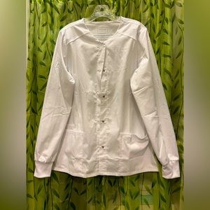 White Cherokee Scrubs Jacket